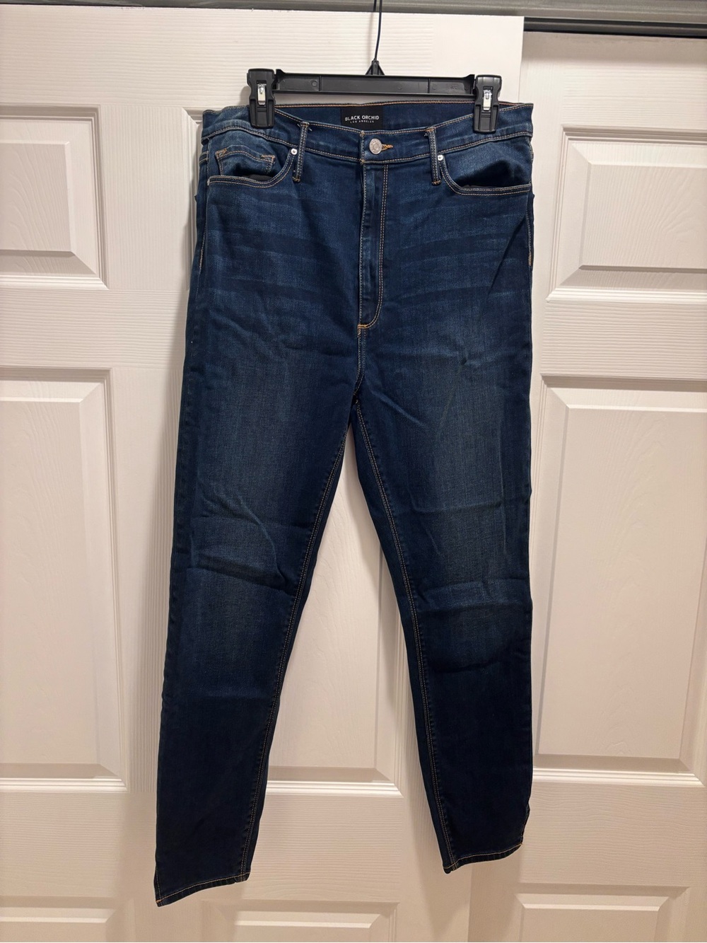 Black Orchid Denim Women’s High Rise Dark Blue Skinny Jeans